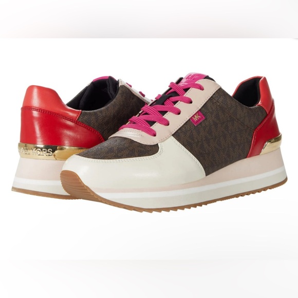 🥳HP🥳NIB Michael Kors Libby Trainers - Picture 2 of 15